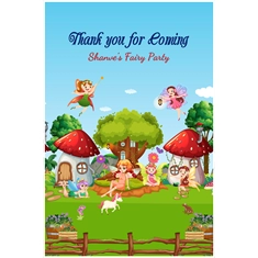 Fairyland Theme Thank You Cards